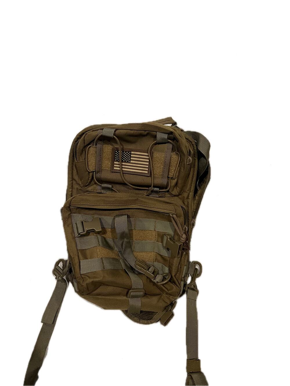 Tan Khaki Desert  Hiking Tactical Backpack Black 25L